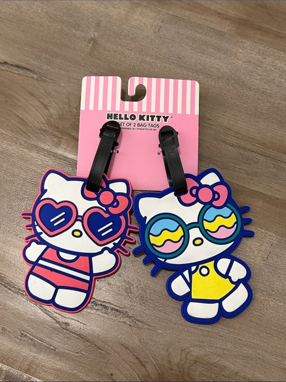 Sanrio Hello Kitty 2-Piece Luggage Tag Set